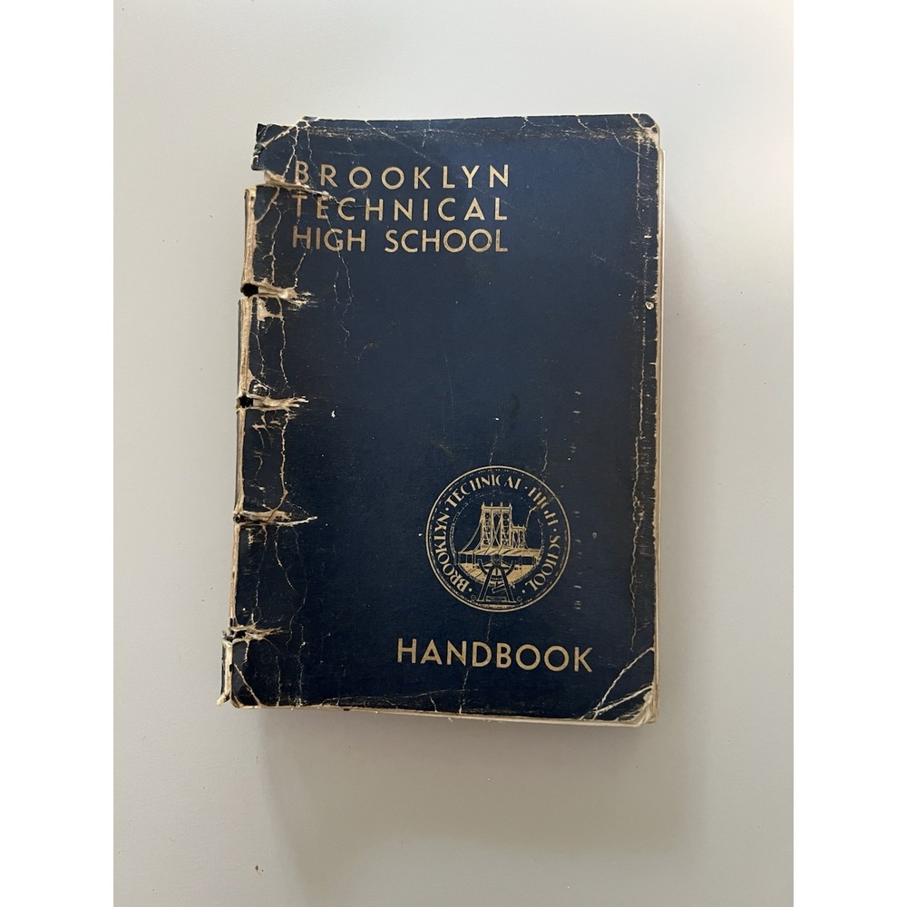 1940 Brooklyn Technical High School Handbook Volume X BTHS NYC Vintage 1940s